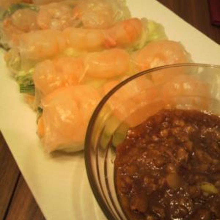 タレがポイント ヘルシー生春巻き レシピ 作り方 By アッカしお 楽天レシピ